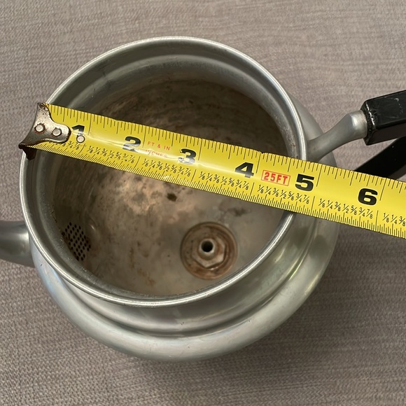 Vintage MAJESTIC Aluminum Coffee or Tea Pot Unique Shape No Lid or Vase - Picture 9 of 11